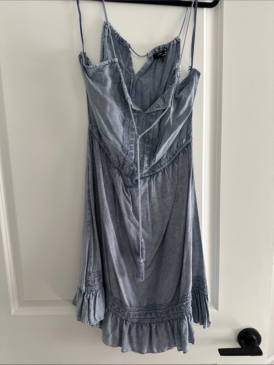 Dresses & Skirts - Light Blue Spaghetti Strap Summer Dress